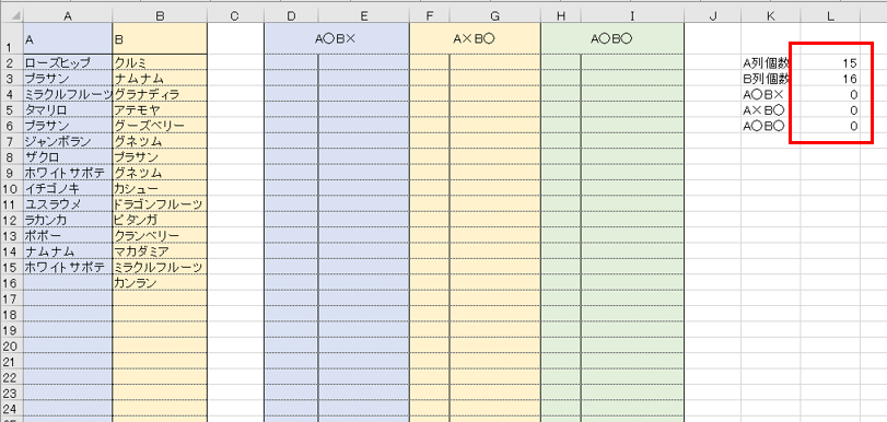 Excelでデータ間の比較で差分や一致したリストを抽出する方法 Excel Vbaワンポイント解説 クォーク株式会社